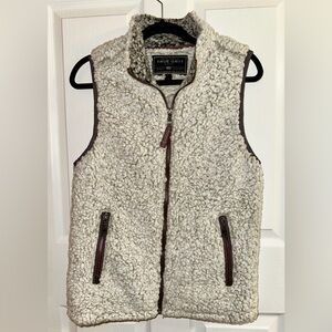 True Grit Gray Sherpa Vest